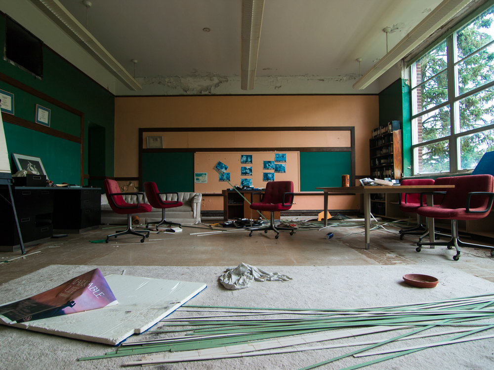 abandoned film school and production studio in pennsylvania