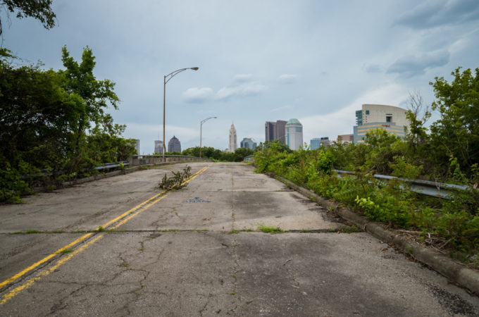 The Abandoned Columbus, Ohio Freeway