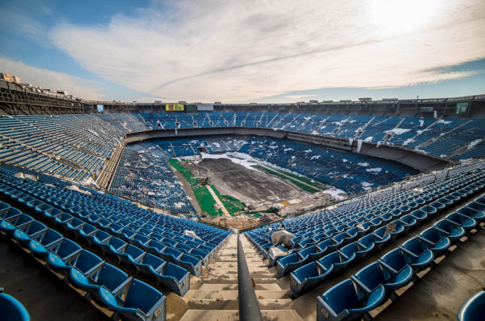 The Abandoned Pontiac Silverdome Stadium