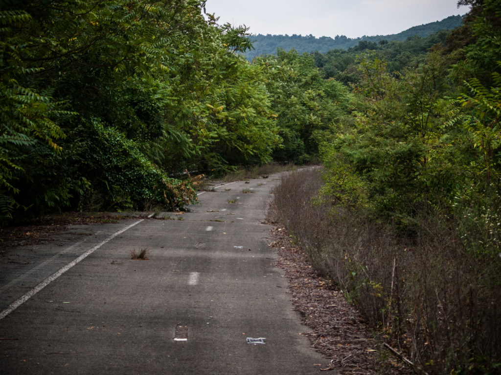 abandoned pennsylvania turnpike crumbling road