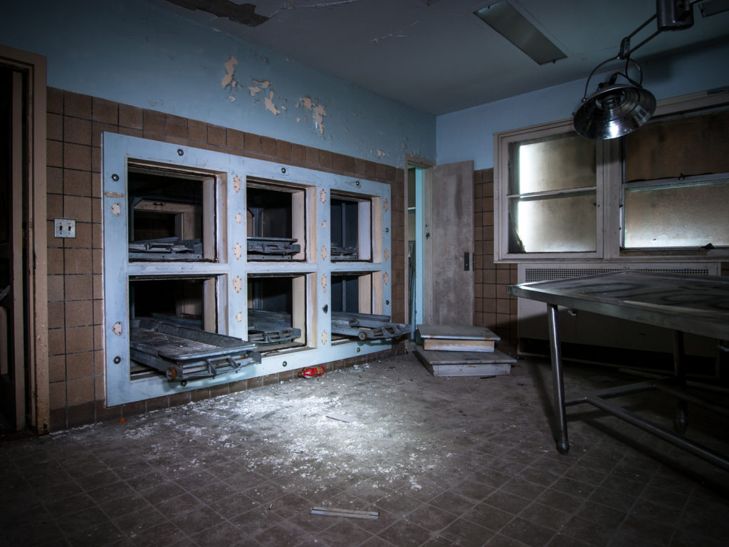abandoned morgue terrence tower rochester new york