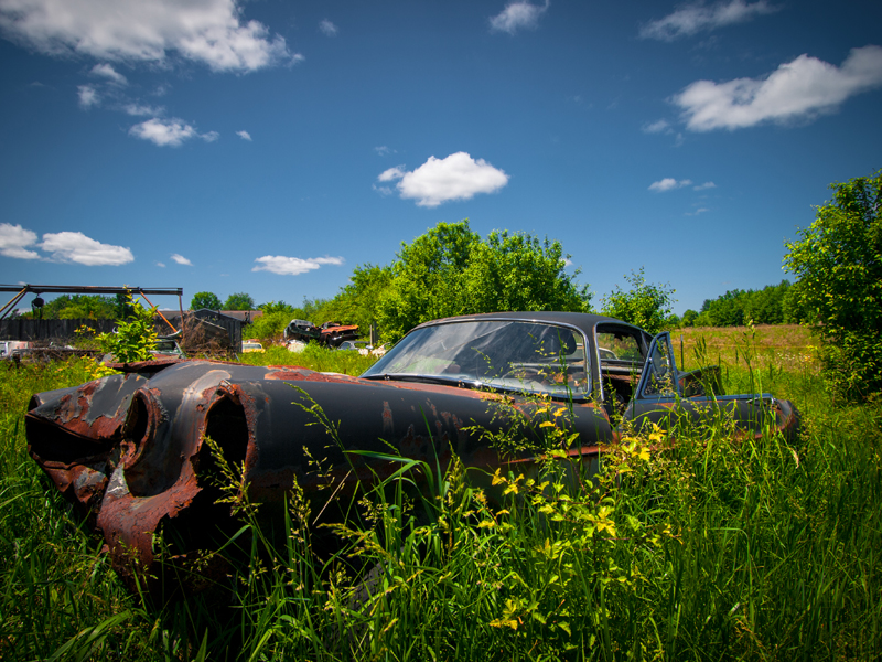 volvo graveyard rusty cars ravenna ohio
