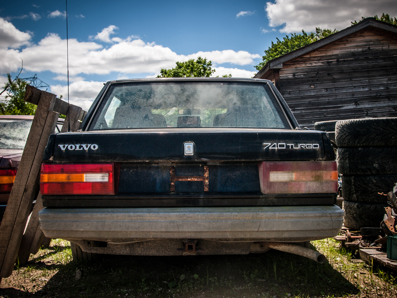 volvo graveyard rusty cars ravenna ohio