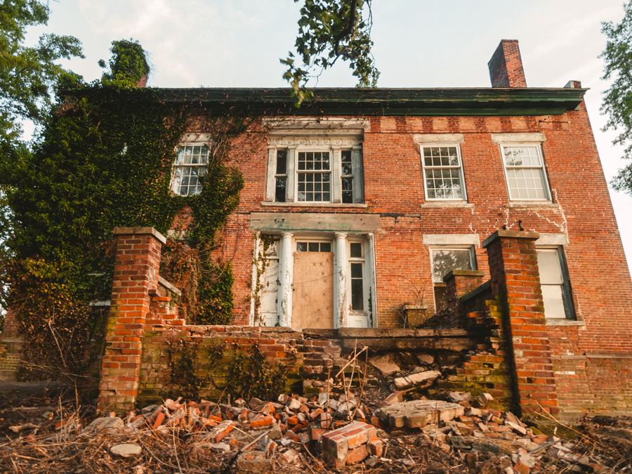 abandoned lorimer parmly mansion perry ohio