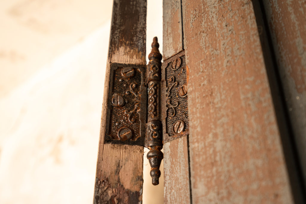 Rusty Historic Door Hinge