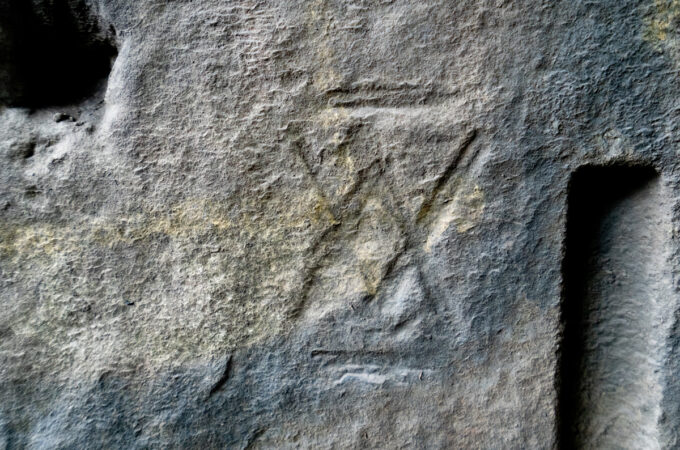 Masonic Marks or Hoboglyphs? Found on an Abandoned Pennsylvania Railroad
