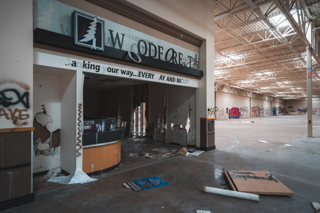 Inside City View Center Walmart