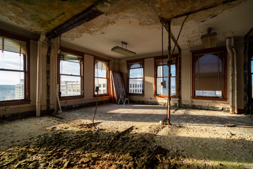 abandoned centre city dayton ohio