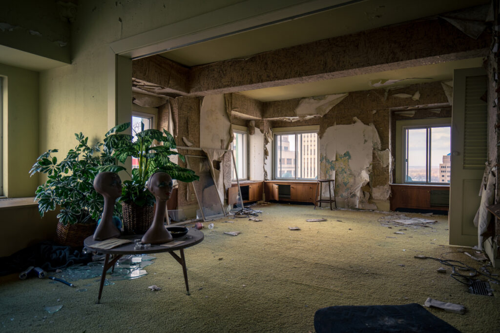 abandoned centre city dayton ohio