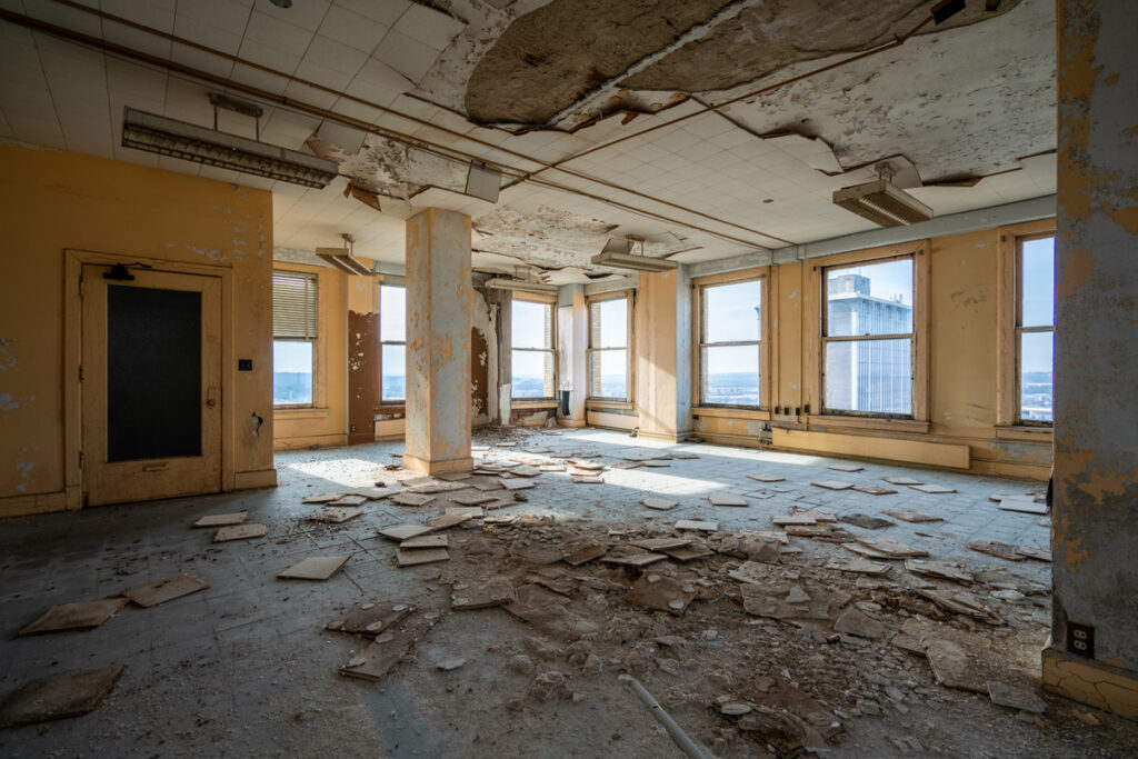 abandoned centre city dayton ohio