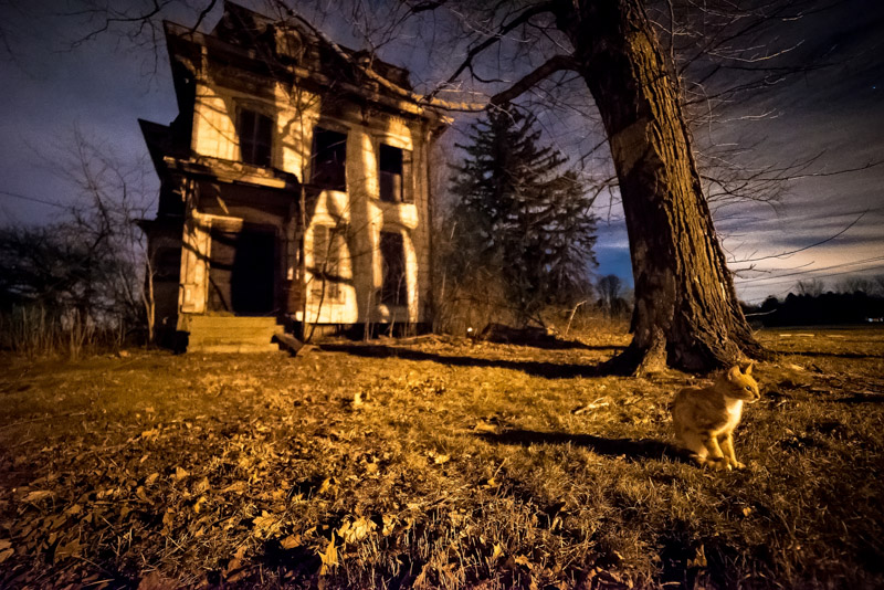 Abandoned home in Milan, Ohio