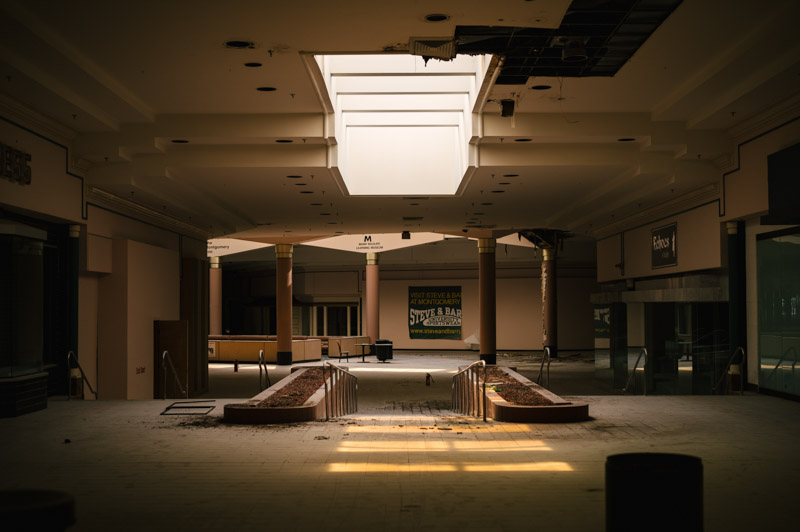 abandoned montgomery mall
