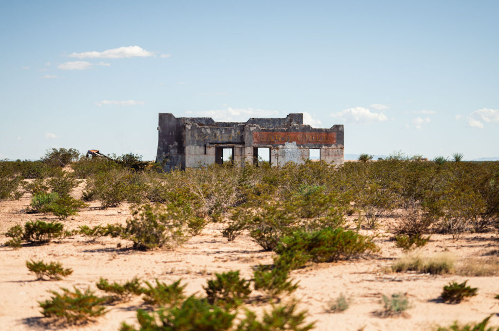 abandoned chata ortega bar and grill texas
