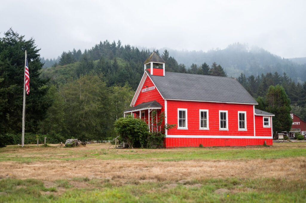 stone lagoon schoolhouse in california