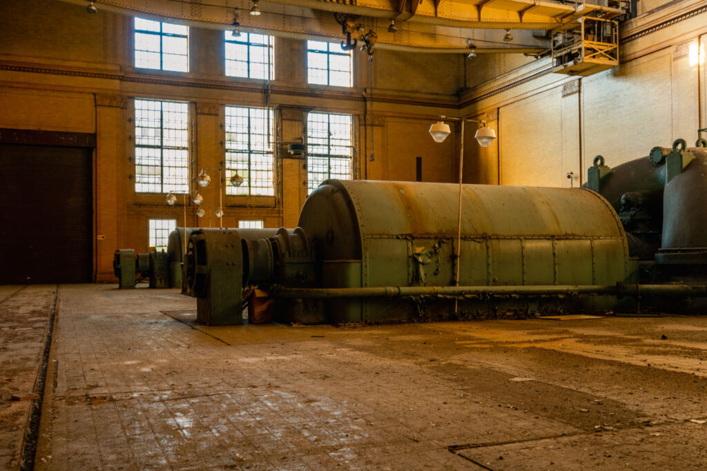 abandoned power plant