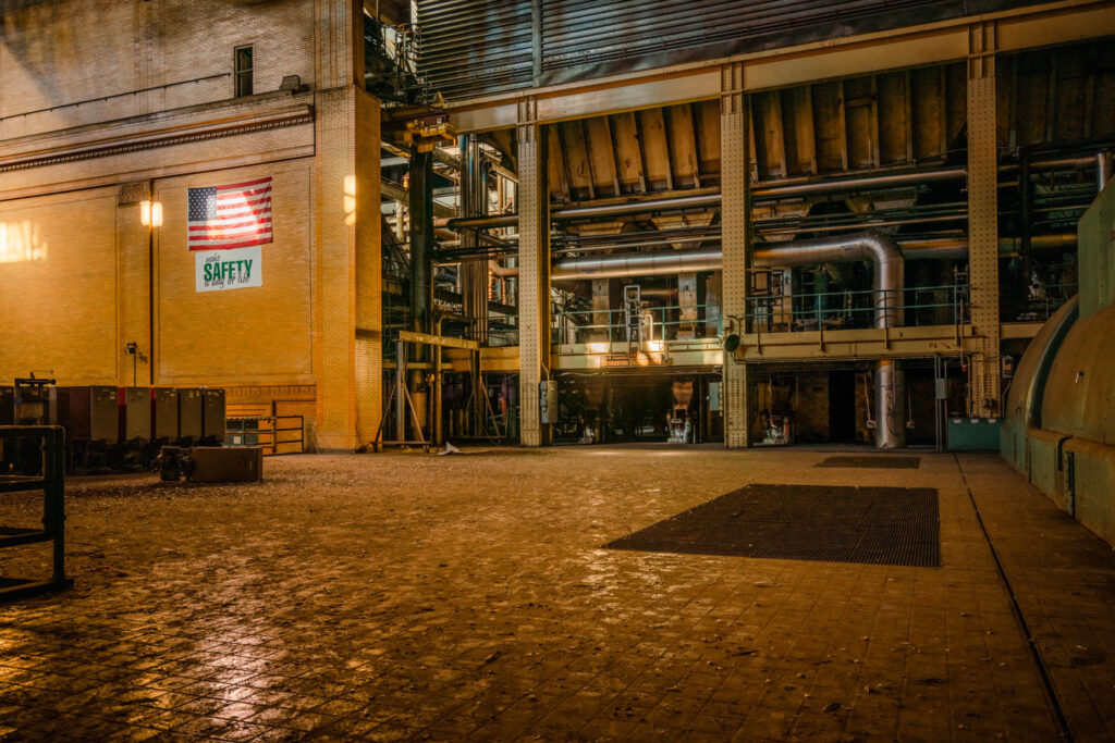abandoned power plant