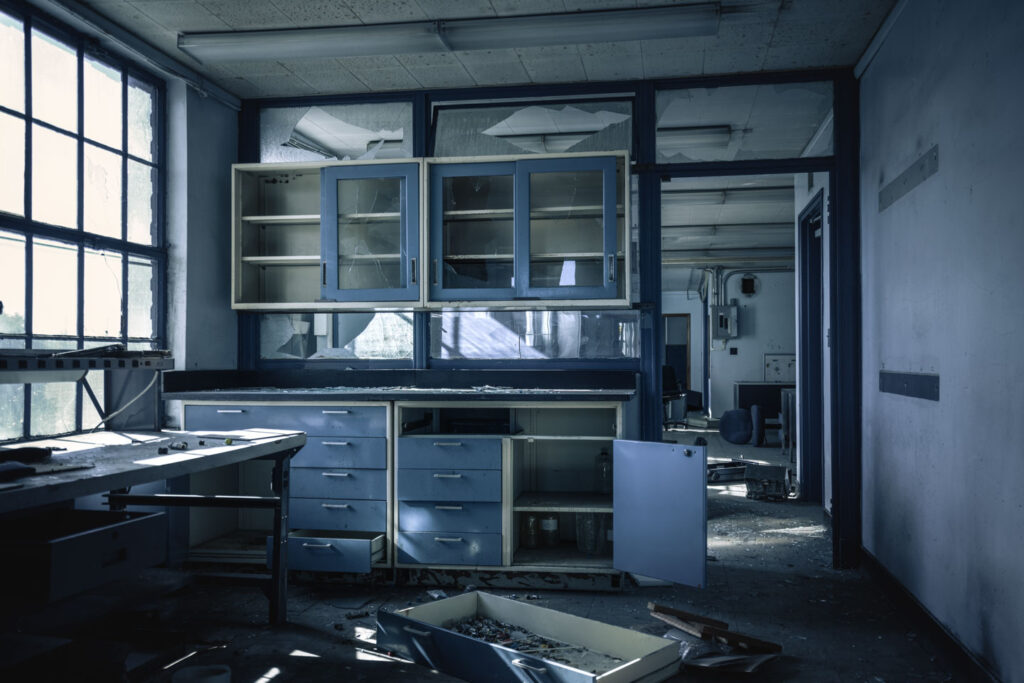 abandoned power plant