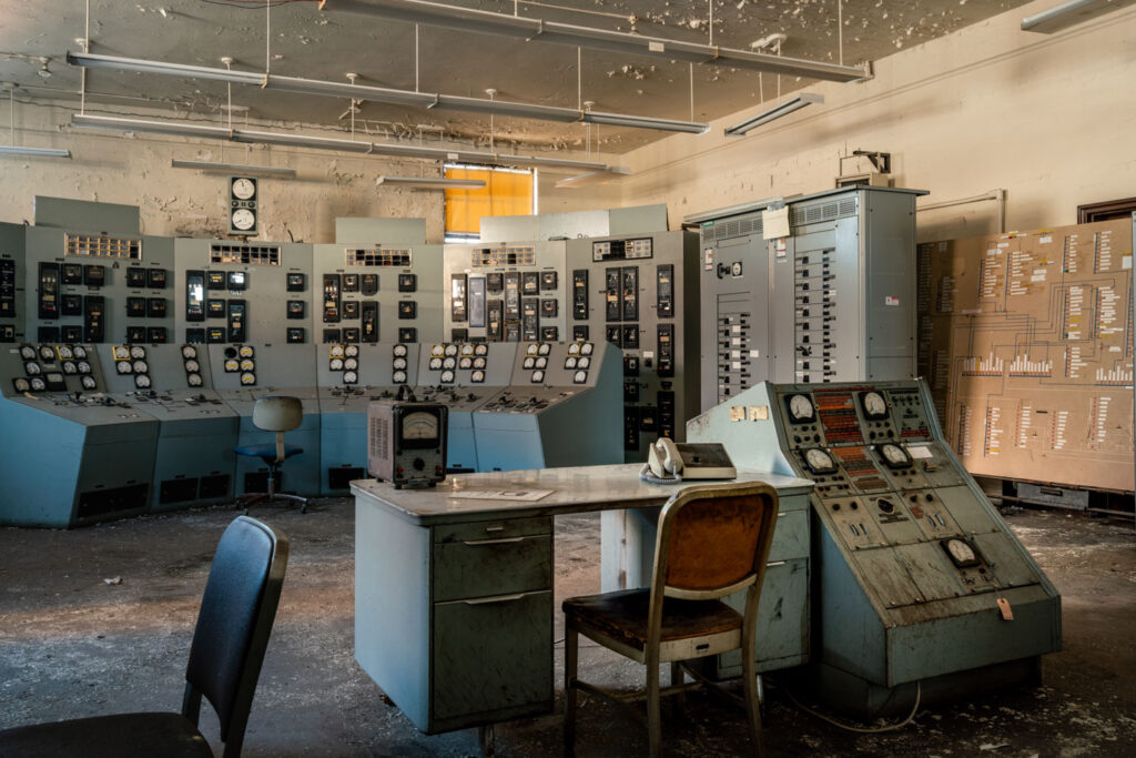 abandoned power plant