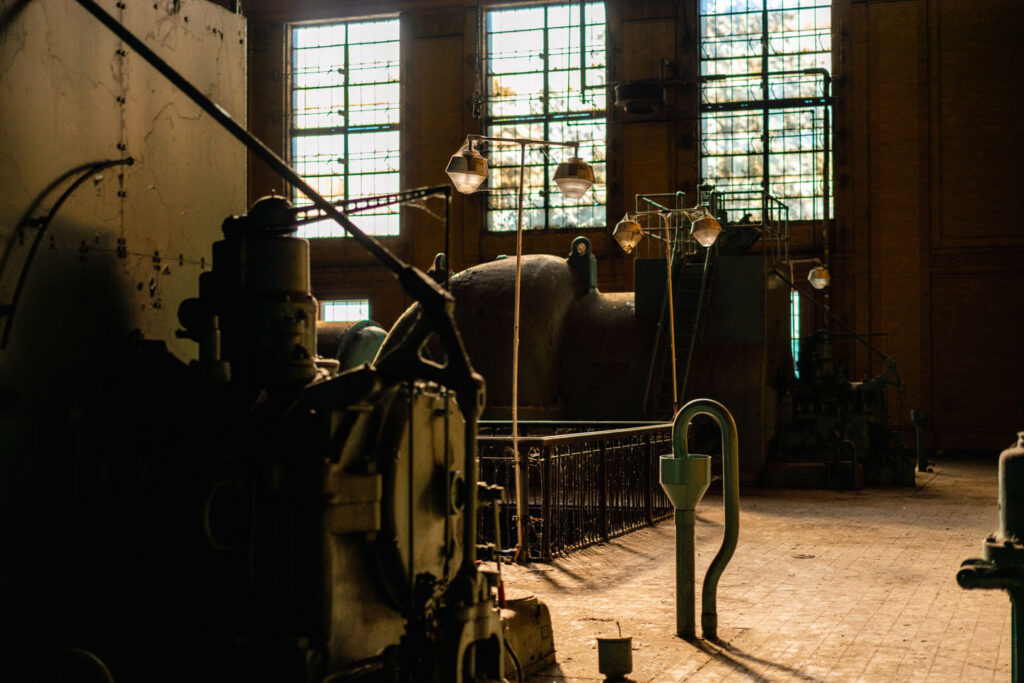 abandoned power plant