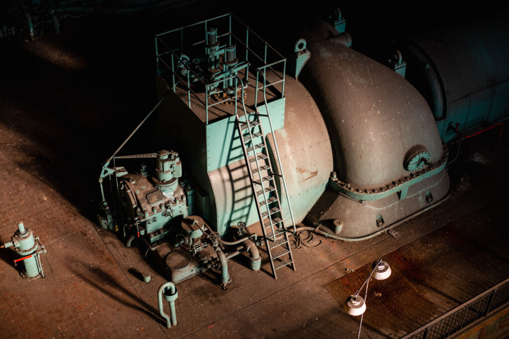 abandoned power plant