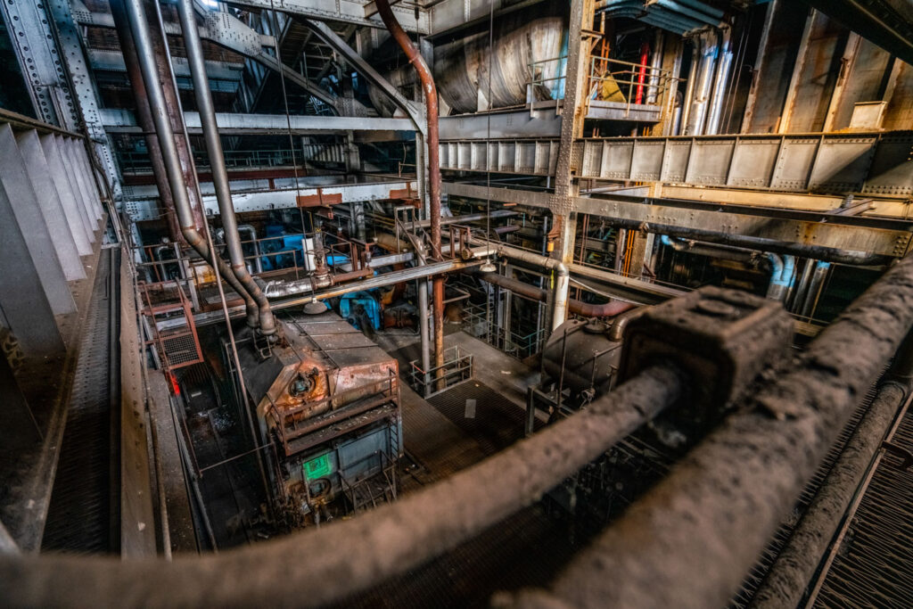 abandoned power plant