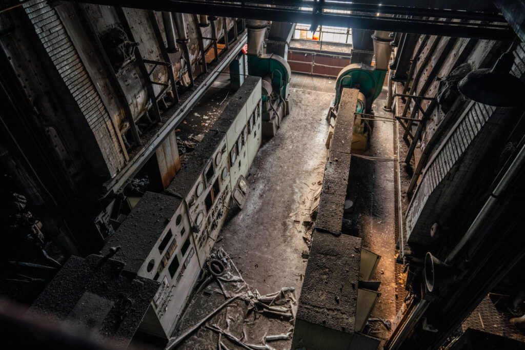 abandoned power plant