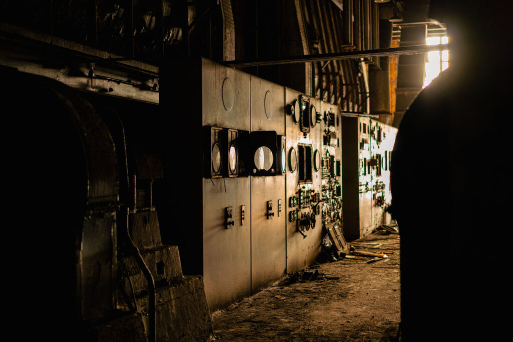 abandoned power plant