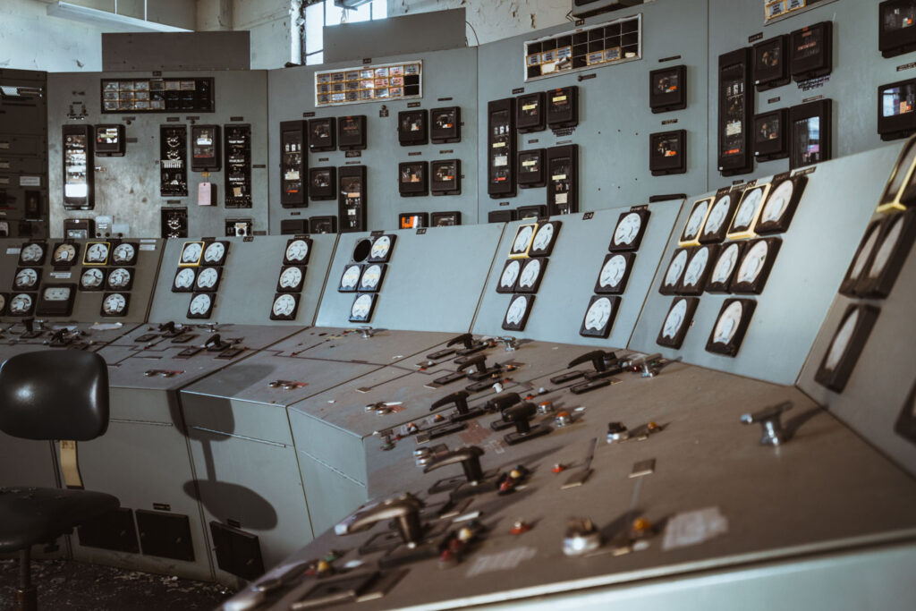 abandoned power plant