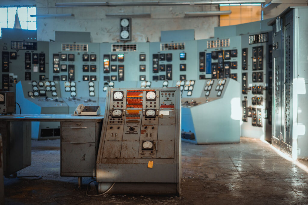 abandoned power plant