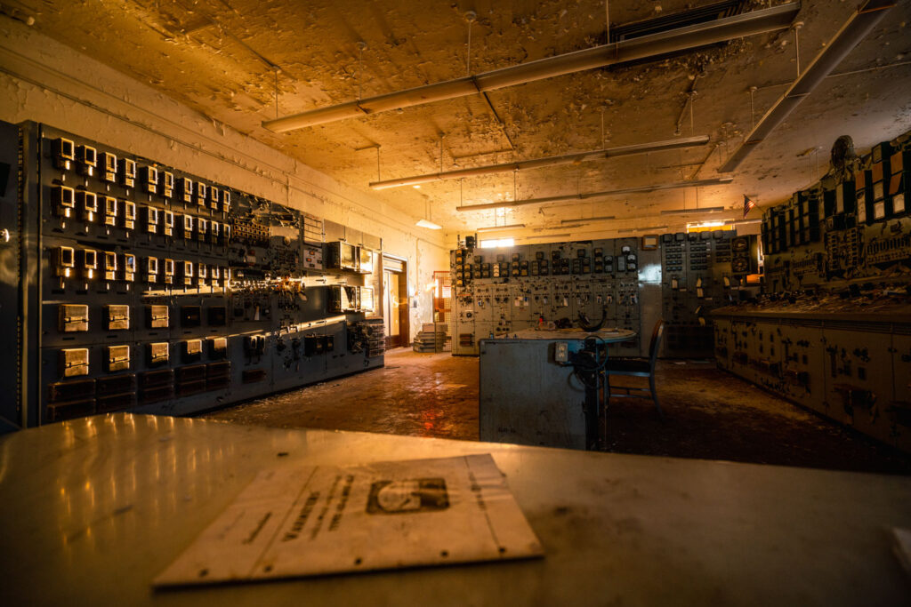 abandoned power plant