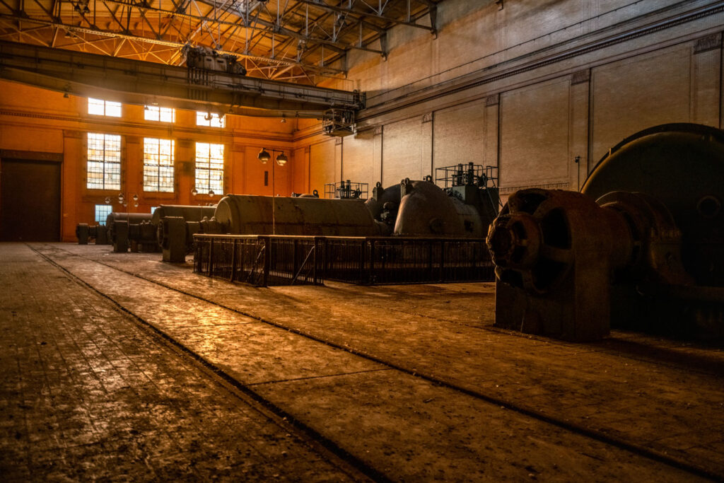 abandoned power plant