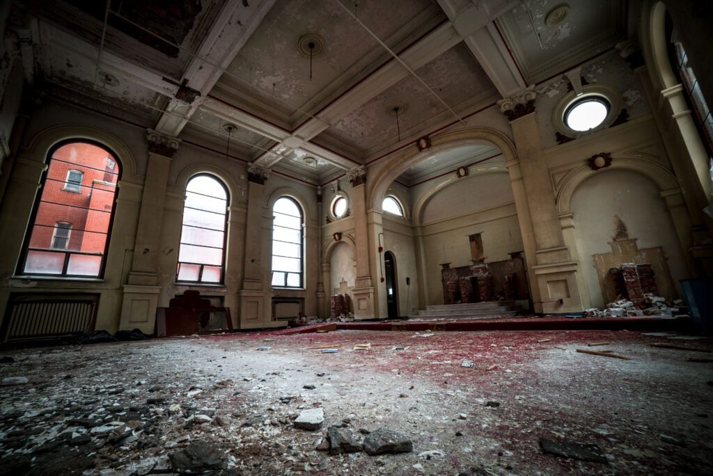 Abandoned Mount St Mary Hospital in New York